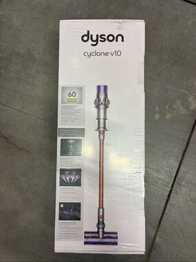 Dyson Cyclone V10 Cordless Vacuum — Purple and Copper Accents